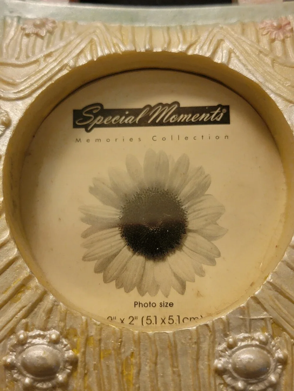 Special Moments Cream and Mint Purse-Shaped Decorative Frame
